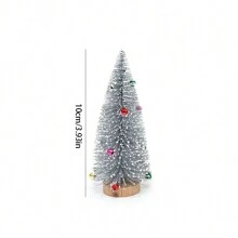 1PC 10/15/20cm Mini Christmas Tree Wooden Home Table Top Decor For Christmas Party New Year Home Decoration Supply,Christmas - Multicolor - View 11