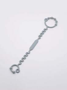 1 件可调节出牙奶嘴，配有安全带、婴儿车、婴儿床挂带 - 淺灰色 - 查看 13