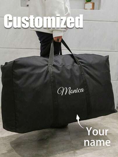 Customized Travel Duffle Bag ,Moisture-Proof Storage Bag, Quilt Clothes Storage Bag, Extra Large Storage Bag Large Capacity Foldable Storage Bag Durable Duffle Bag With Double Zippers And Reinforced Handles, Sturdy Extra Large Storage Bag For Moving, Travel, And Dormitory,For Outdoor Women Men Travel Vacation For Student Back To School Stuff Travel Accessories Traveling Bag Travel Kit Travel Stuff Travel Organizer Travel Essentials Travel Accessories,Bedroom Accessories School School Supplies Back To School Dorm Essentials,School Supplies,Back To School,School Gift,For Office,For School,For Classroom,For Teacher Gifts,For University,For Colleague,For Dorm Rooms,For Teacher,For Boys And Girls,For Teenagers,Junior High School Students,Middle School Students,High School Senior High School Students,College Students,University Students,Freshman,Sophomore,Underclassmen