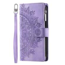 AWQUER Etui ze skóry PU z klapką i smyczą kompatybilne z 16 15 14 13 12 Mini 11 Pro X XS Max XR 8 7 6 Plus SE 5G 2022 2020, torba na telefon komórkowy z zamkiem błyskawicznym kompatybilna z Galaxy S24 S23 S22 S21 FE Plus Ultra A55 A35 A25 A15 A05 S A54 A34 A24 A14 A73 A53 A33 A23 A13 A72 A52 A52S 4G 5G z paskiem na nadgarstek, etui na telefon z portfelem do Pixel 8A 8 7 6 Pro 7A 6A uchwyt na kartę kredytową etui z podstawką