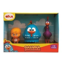 Speckled Hen Family In Vinyl Elka 1128 - 彩色 - 查看 2