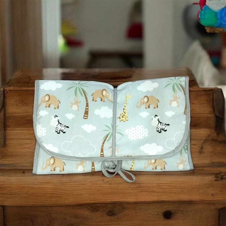 Nappy Changing Storage Bags - Safari màu xám - Xem 1