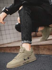 Zapatos de trabajo resistentes y versátiles con antideslizante para hombres, zapatillas casuales impermeables - Beis - Ver 6