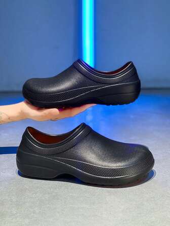Slip-Resistant Chef Shoes, Lightweight Non-Slip Sole Shoes For Hotel Kitchen, Healthcare, And Work, Wear-Resistant Clogs