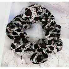 24 Units Printed Velvet Elastic Hair Bands For Women's Hair Ties Assorted - Bản in - Xem 5