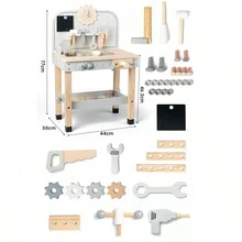 Children's Simulation Repair Tool & Workbench Toy, Educational Playset Gift For Boys - Color - View 3