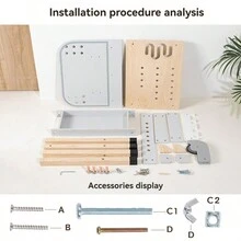 Children's Simulation Repair Tool & Workbench Toy, Educational Playset Gift For Boys - Color - View 9