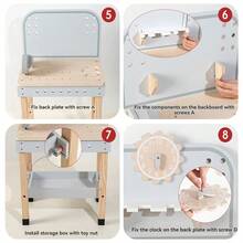 Children's Simulation Repair Tool & Workbench Toy, Educational Playset Gift For Boys - Color - View 11