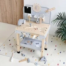 Children's Simulation Repair Tool & Workbench Toy, Educational Playset Gift For Boys - Color - View 5