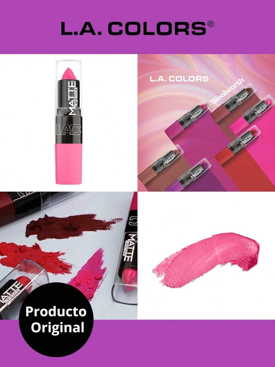 L.A. Colors Matte Lipstick LA Colors - Dusty Rose - 查看 1