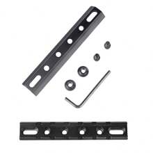 Riel Táctico Weaver Picatinny Para Guardamanos Empuñadura M4 - Negro - Ver 1