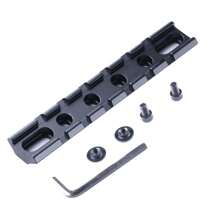 Riel Táctico Weaver Picatinny Para Guardamanos Empuñadura M4 - Negro - Ver 6