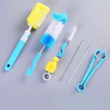 Baby Bottle Cleaner Sponge Cup Cleaner Pacifier Cleaner Straw Cleaner Nylon Cleaner 7-Piece Set - QJS-fS02 - View 11