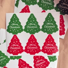 60 miếng dán phong bì Giáng sinh 2,2 inch Nhãn cây thông Noel Nhãn dán Giáng sinh vui vẻ cho quà tặng, thiệp mời, phong bì, thẻ Giáng sinh, nhãn dán ngày lễ Giáng sinh, ưu đãi tiệc Giáng sinh - Nhiều màu - Xem 9