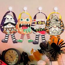 1 件万圣节圣诞糖果袋礼品袋鲁道夫鬼节南瓜毡手提袋，适用于万圣节派对礼物和糖果 - 彩色 - 查看 12