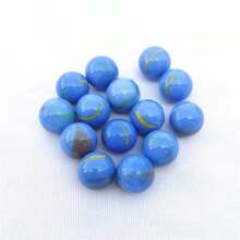 30 件复古 16 毫米多色随机非重复玻璃弹珠、玻璃猫眼珠，非常适合万圣节、圣诞节礼物