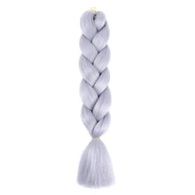 Soft Bubble Braids Hair Extensions 24inch - Colored Braiding Hair High Temperature Synthetic Fiber Jumbo Braiding Hair Extensions For Girl - Multicolor - View 28