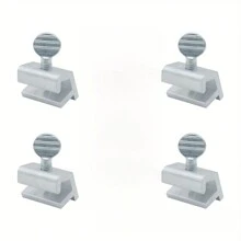 2/4/6件儿童圆形把手窗锁，免螺丝门窗锁，滑动锁，防盗保护婴儿洗澡家庭装饰礼物