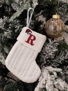 1pc Home Decor White Christmas Socks Knitted Socks Woolen Socks Embroidered Letters Candy Gift Bag Creative Holiday Festive Letters White Christmas Socks Gift Bag,Wedding Birthday Party Decor, Holiday Decor, Socks Gift Bag, Thanksgiving Decor, Christmas Decor, Room Decor, Home Decor,Christmas Gift Christmas Decorations Home Christmas Gifts Christmas Decor - Multicolor - View 17