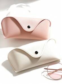 1pc Solid Color Glasses Case,Sunglasses Case,Glasses Cover,Sunglasses Reading Glasses, - View 5