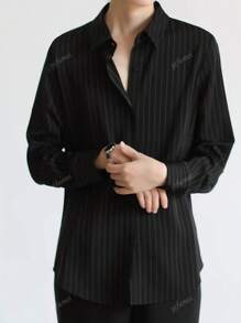 Women's Casual Striped Long Sleeve Shirt, Spring & Fall,Long Sleeve Tops