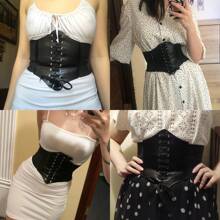 Shapewear Corset Underbust Sexy Slimming Waist Elastic Women's Belt Size 60-90 Cm National Shipping - 黑色 - 查看 7