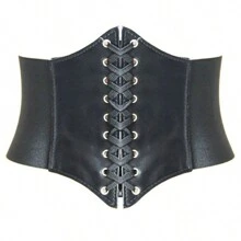 Shapewear Corset Underbust Sexy Slimming Waist Elastic Women's Belt Size 60-90 Cm National Shipping - 黑色 - 查看 3