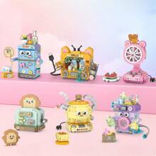 A Set Of Small Particle Assembly DIY Toy Building Blocks, Sweetheart Series Of Style, Old Household Appliances Including Refrigerators, TVs, Fans And Washing Machines, Suitable For Back To School, New Year, Easter, Valentine's Day, Birthdays And Other Festivals. Can Be Used For Creative Home DIY Decoration, Artistic Living Room And Bedroom Decoration. Also A Creative Home DIY Decoration Puzzle Combination Toy Bouquet, Suitable For Valentine's Day, Spring Festival, School Gifts And Other Occasions. The Interesting Building Blocks Can Be Used For Creative Home DIY Decoration, Interesting Small Challenge Building Blocks To Exercise Hands-On And Brain Skills. It Is A DIY Creative Home Decoration And Room Decoration For Toys For Adults, And A Gift For Festivals And Occasions Such As Birthdays, Easter, Mother's Day, Father's Day, Etc. Please Follow Our Store To Get The Latest Information On New Products. Room Decoration
