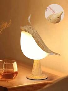 1 máy xông hương thơm Creative Magpie, đèn bàn LED hình chú chim dễ thương, đèn xông hương liệu cảm ứng, đèn ngủ hình chú chim Magpie có thể sạc lại, dùng cho văn phòng tại nhà - Nhiều màu - Xem 1