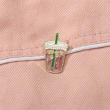 Iced Coffee Enamel Pin Custom Decorative Brooches Ornaments Lapel Bag Badges Jewelry Gifts Pin Pin For Clothes Bag Charm School Kpop Backpack Teacher Supplies Bag Charms Cute Office Accessories Shirts Jacket Christmas Halloween Autumn-Winter Accessories,Suitable For Teens, Youth,Men,Casual, Outdoor, Athletic, Vacation, Graduation Gifts, Birthday, Daily Wear Clothes Pin Funny Teacher Gifts