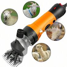 Trasquiladora Rasuradora Para Borregos Ovejas Caballo, Trasquiladora Rasuradora Para Borregos Ovejas Ganaderia Tijeras Clipper Electrica Suministros, cortapelos de animales de ganado de granja,Un Recortador De Ovejas Profesional,kit de aseo eléctrico profesional para caballos, cabras equinas, ganados y animales de abrigo grueso grande, Ovejas, Cabras,Llamas - Naranja - Ver 2