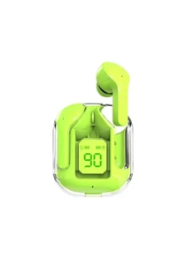 Wireless TWS Space Cabin Earbuds - Crystal-Clear Sound, Transparent Design With LED Digital Display, Ultra Long Standby, Touch Volume Control, Condenser Microphone, And Rechargeable Lithium-Polymer Battery For Music And Hands-Free Calling,Transparent Fashion Wireless Connectivity, Universally Compatible With All Smartphones, Enjoy Crisp, Distinct Sound In Style