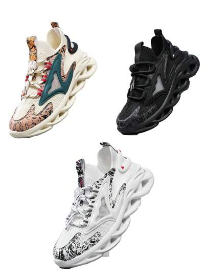 2024 潮流儿童运动鞋透气网眼运动鞋男童户外时尚轻便防滑系带舒适休闲跑步鞋儿童运动鞋