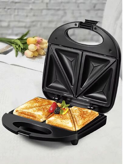 Máquina para sándwiches y tortillas, antiadherente, portátil