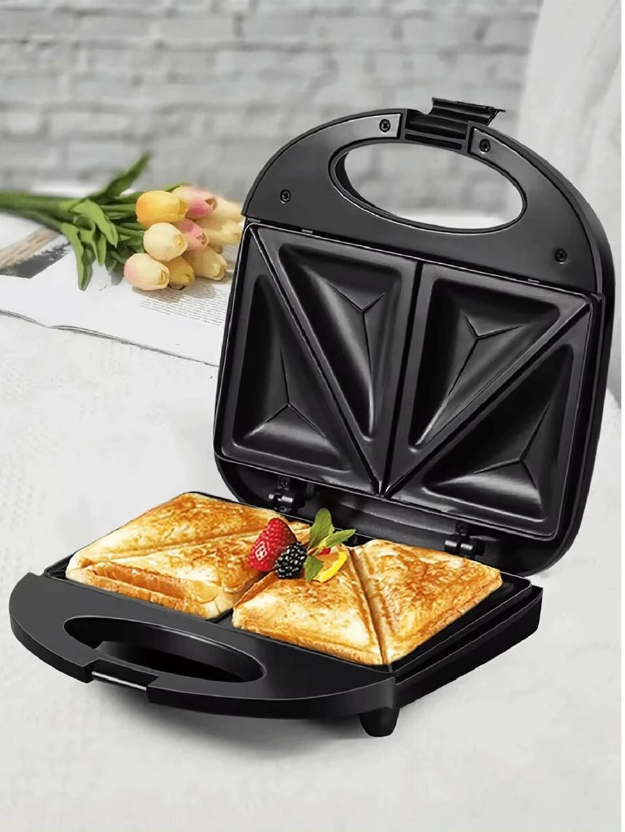 Máquina para sándwiches y tortillas, antiadherente, portátil - Multicolor - Ver 1