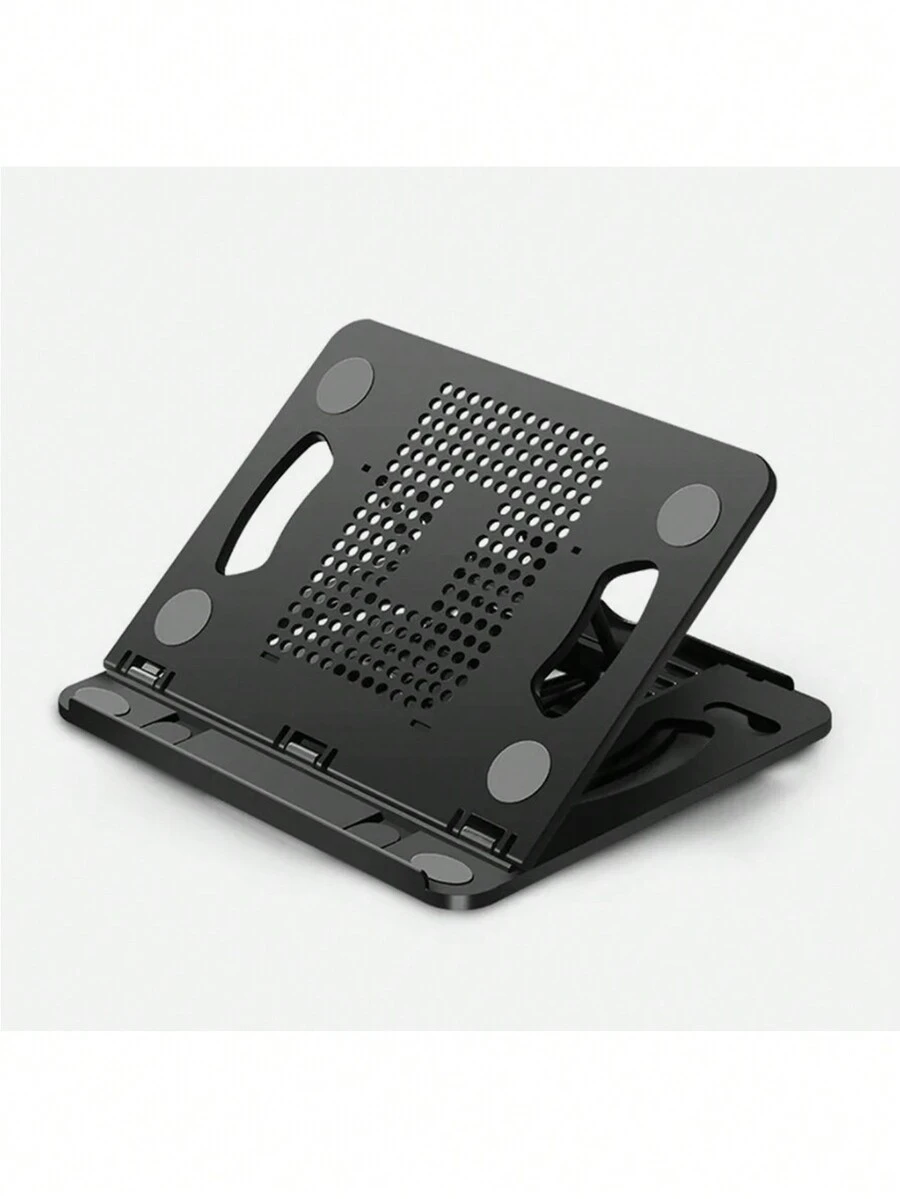 Base Soporte elevador Plegable de Tablet, Laptop, portátil y ajustable. - Negro - Ver 1