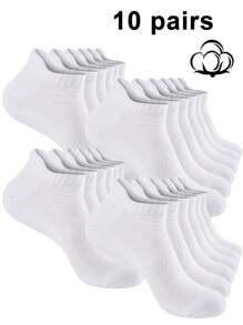 6/10/20/30/50/80 双男士踝袜 M 码和 L 码柔软低帮袜小标签防滑袜