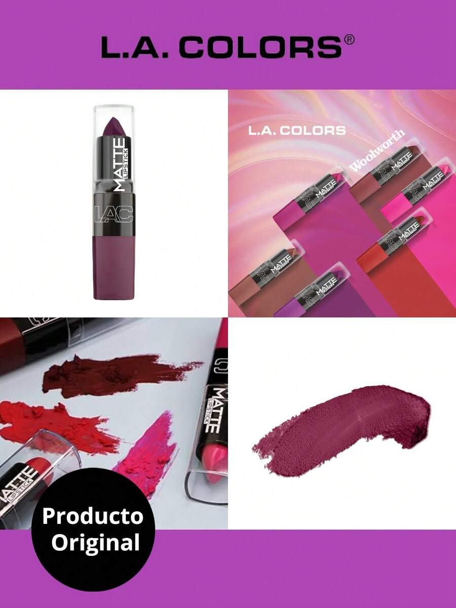 L.A. Colors Matte Lipstick LA Colors - Sweet Poison - View 1