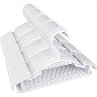 子供用ハンガー 10個/20個入り ベビーハンガー クローゼット用 幼児ハンガー プラスチック ホワイト 子供用ハンガー 小型ハンガー 26cm 薄型コートハンガー