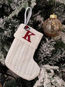 1pc Home Decor White Christmas Socks Knitted Socks Woolen Socks Embroidered Letters Candy Gift Bag Creative Holiday Festive Letters White Christmas Socks Gift Bag,Wedding Birthday Party Decor, Holiday Decor, Socks Gift Bag, Thanksgiving Decor, Christmas Decor, Room Decor, Home Decor,Christmas Gift Christmas Decorations Home Christmas Gifts Christmas Decor - Multicolor - View 27
