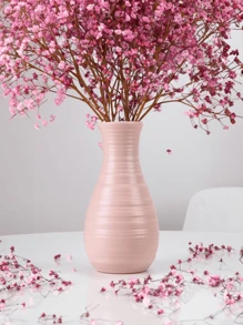 1 件简约现代白色花瓶，牢不可破的花瓶，客厅家居装饰花瓶，创意花瓶，室内装饰花瓶，防摔，防紫外线，干花容器，现代花瓶，阳台盆栽植物 DIY 花卉栽培花瓶，花盆，盆栽植物，育苗瓶，育苗盆，适用于桌面装饰，干湿花容器，波西米亚风格，万圣节装饰，装饰拉玛装饰 - 白色 - 查看 4