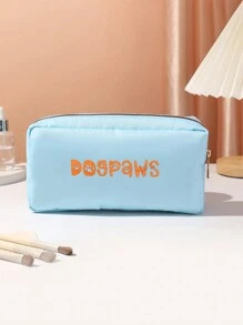 Customized Embroidery Exclusive To Your Name, Early Spring New Makeup Bag, Lightweight Nylon Zipper Pocket Opening Storage Bag, Large Capacity Coin Purse, Cosmetics Storage Bag, Pen Bag, Suitable For Shopping, Dating, Vacation, Travel, Festivals, Parties, Gifts, Is The Best Gift For Ladies, Mothers, Teachers, Friends, Bridesmaids, And Students