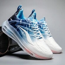 Herren atmungsaktive Freizeitschuhe, leichte stoßabsorbierende Laufschuhe, Stufenförmiger Farbverlauf Mesh Lässig Chunky Sneaker, Neue Kollektion 2024, Ganzjährig