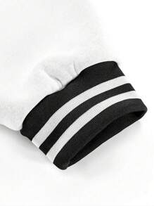 2pcs/Set Boys & Teens Casual Sports Patchwork Zip-Up Jacket And Loose Fit Drawstring Sweatpants Set, High Cost-Effective, Spring/Autumn