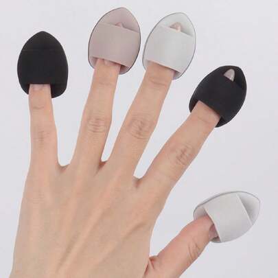 15/30/60个迷你指套气垫粉扑，包含气垫粉扑、无乳胶混合海绵和化妆海绵。适用于粉底液、BB霜和遮瑕膏。适合所有肤质。化妆品、平价、房间装饰、梳妆台、旅行、卧室、化妆配件、粉扑、美妆蛋、散粉扑、化妆海绵、平价、圣诞礼物、化妆品、化妆工具、平价好物、礼物、女士礼物、圣诞礼物、赠品、旅行、平价好物、旅行必备