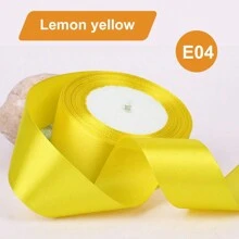 1 Rollo de 25 yardas de cinta de satén de 4 cm/1,57 pulgadas de ancho en colores variados - Perfecta para hacer lazos de rosas, decoraciones de pasteles y navideñas - Vibrante, suave, cintas para manualidades y envoltorios de regalos, Día de San Valentín