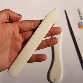 2pcs Genuine Bone Falder - Precision Scoring &Smooth Creasing Tool - Ultimate Crafting Companionfor DIY Origami, Bookbinding, Leather Burnishing.Card Making & Paper Arts