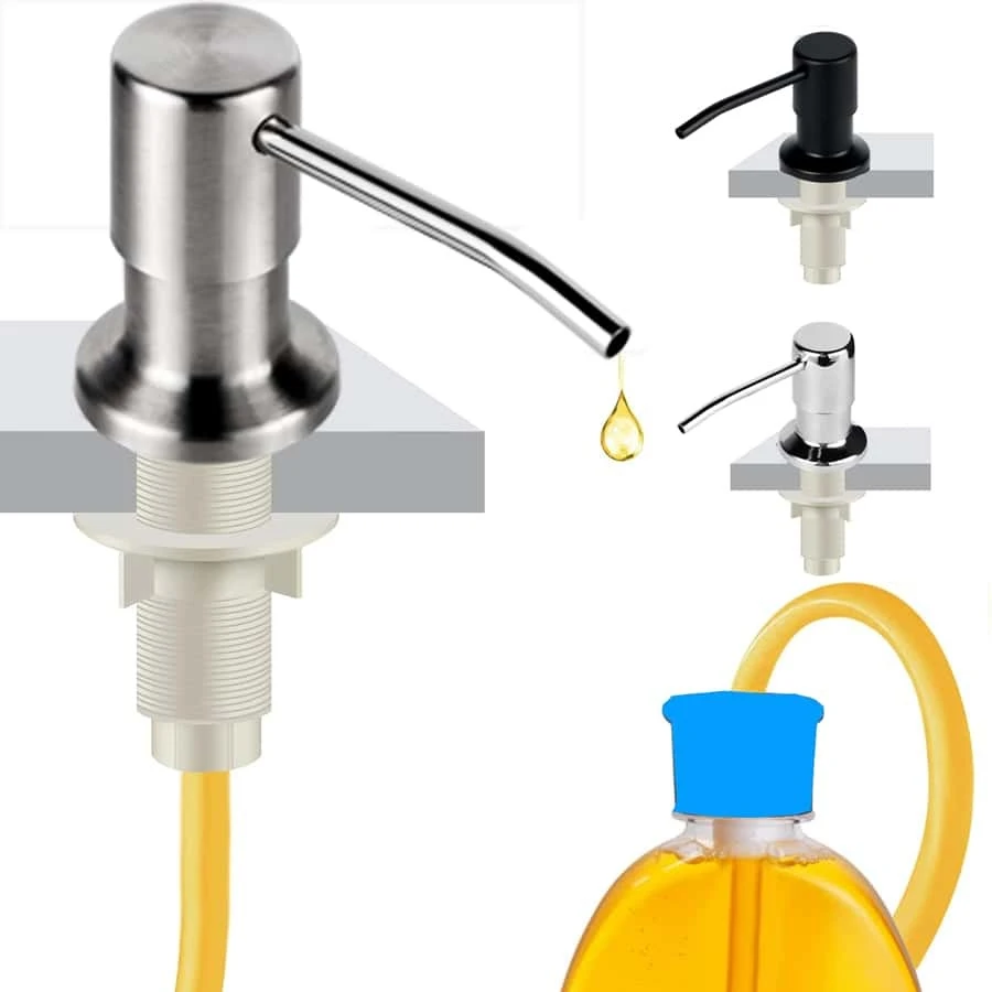 LELE LIFE Seifenspender Für Küche - 1,2m Verlängerungsrohr Aus Edelstahl