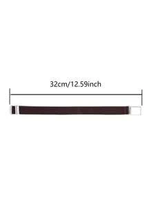 1pc Kids Magnetic Buckle Elastic Waist Belt,Simple & Fashionable Clothing Decor For Wedding, Party, Performance, Suitable For Boys And Girls, Daily Wear, Holiday & Birthday Gift