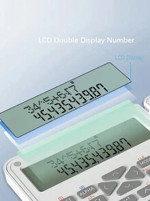 Portable Scientific Calculator With Writing Tablet & Stylus Pen - Perfect Gift For Engineering & Financial Students - Blue - View 7